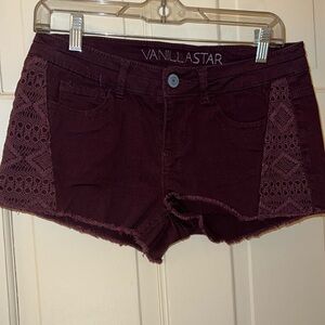 Maroon shorts